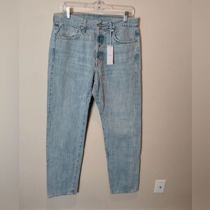 Outerknown S.E.A. Jeans Mens 30x34 Blue Statesman Relaxed Fit Organic Cotton NWT
